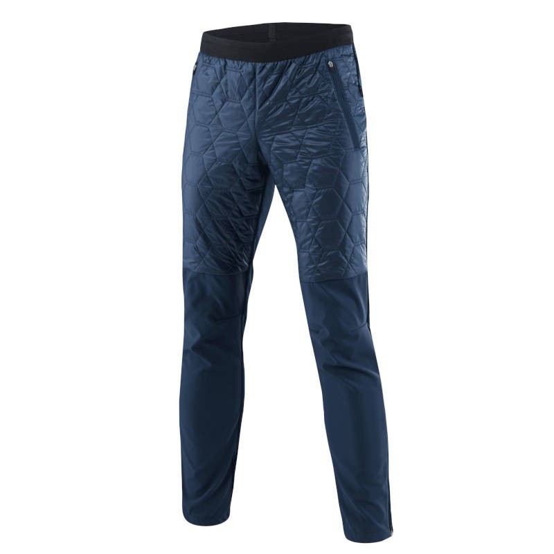 Pantalons chauds hommes Löffler M Pants Bruce ASW/PL bleu foncé Pantalons chauds hommes Löffler M Pants Bruce ASW/PL bleu foncé